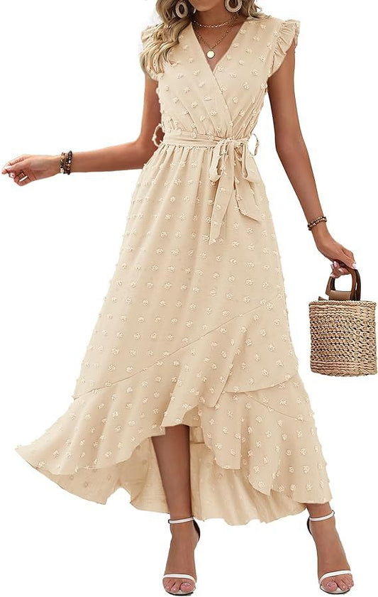 New Women's Bohemian Style V-Neck Dress